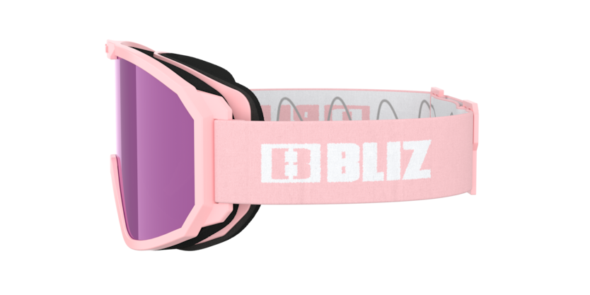 BLİZ GOGGLE KAYAK GÖZLÜĞÜ 0ZG 8002 - Rave 06 - Powder pink - white logo