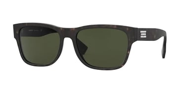 Burberry Carter Erkek Güneş Gözlüğü 0BE 4309  3536/71 Matte Dark Havana Green 57 Ekartman